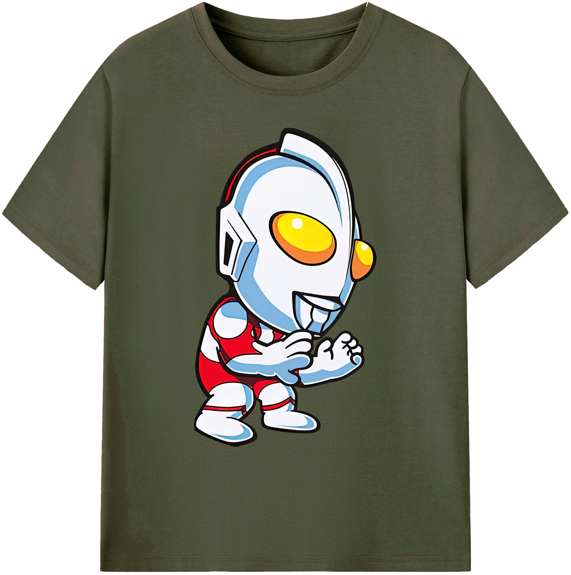 （画像用） ウルトラマン Ultraman 綿100％ メンズ半袖Tシャツ｜肌触りやわらか＆通気性